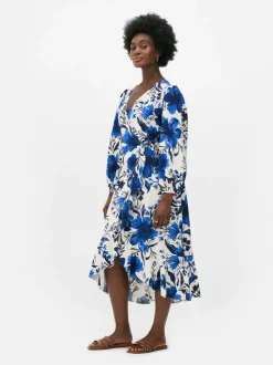 Kopertowa sukienka midi