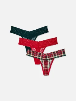 Koronkowe stringi, 3 pary