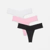 Koronkowe stringi typu bandeau, 3 pary