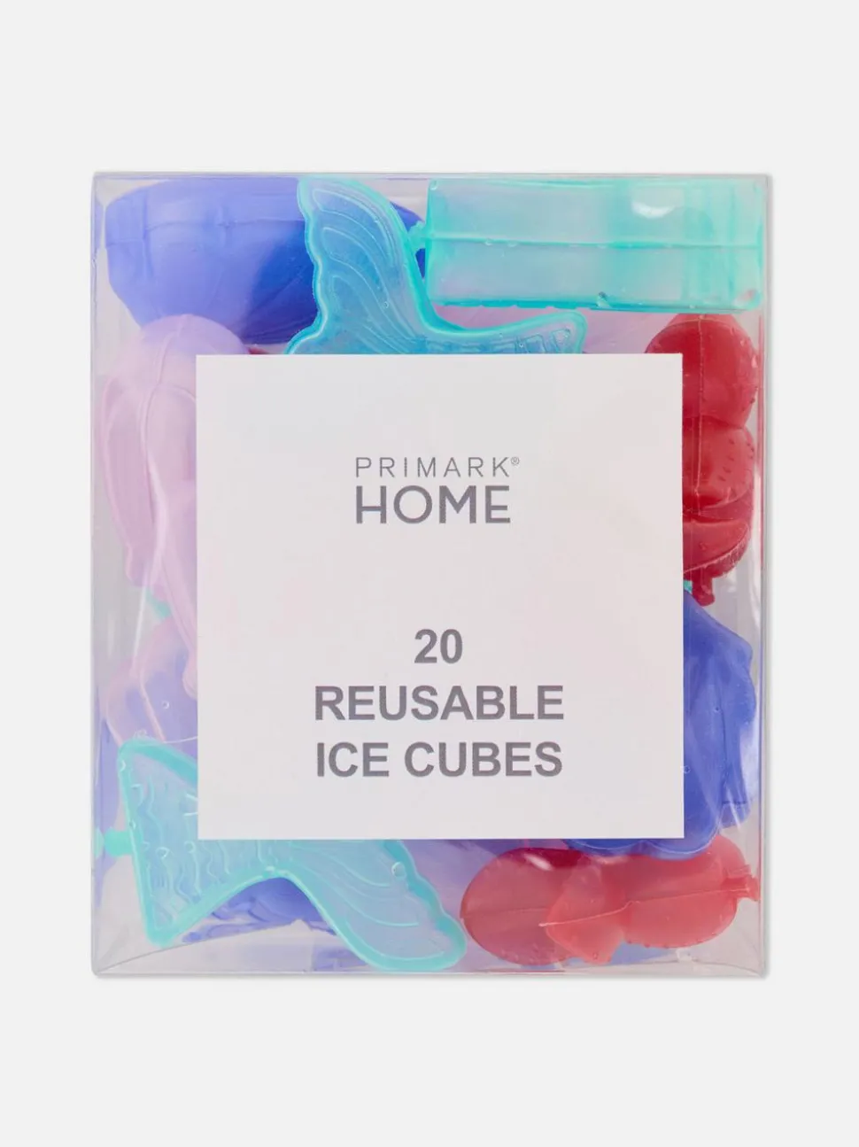 Kostki lodu wielokrotnego użytku w kształcie muszli