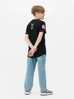 Koszula bejsbolowa z motywem NBA Chicago Bulls