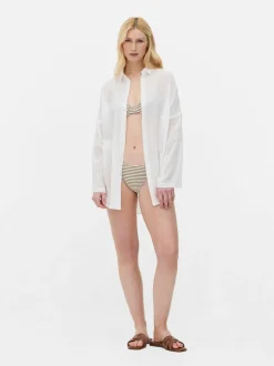 Koszula plażowa z zapięciem na guziki