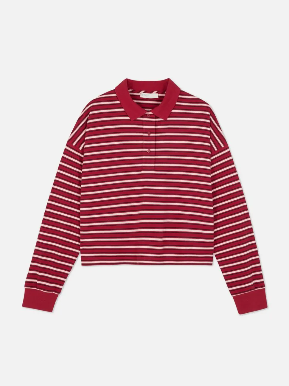 Koszula rugby w paski z długim rękawem