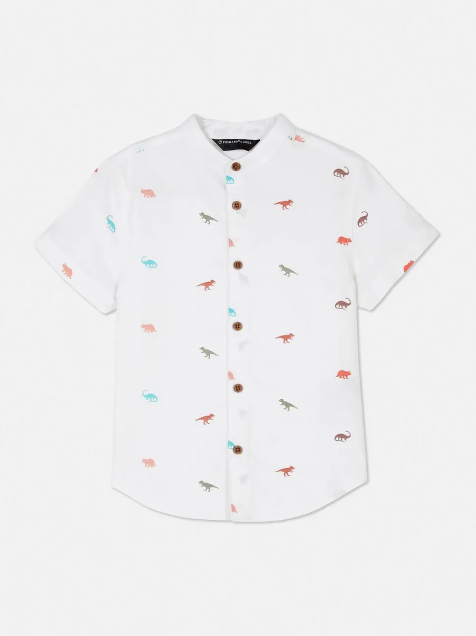 Koszula typu oxford w dinozaury