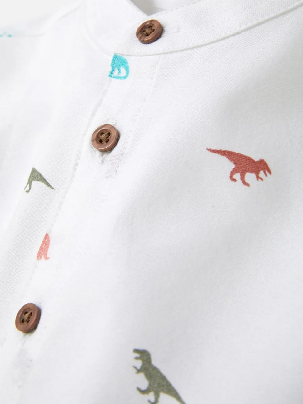 Koszula typu oxford w dinozaury