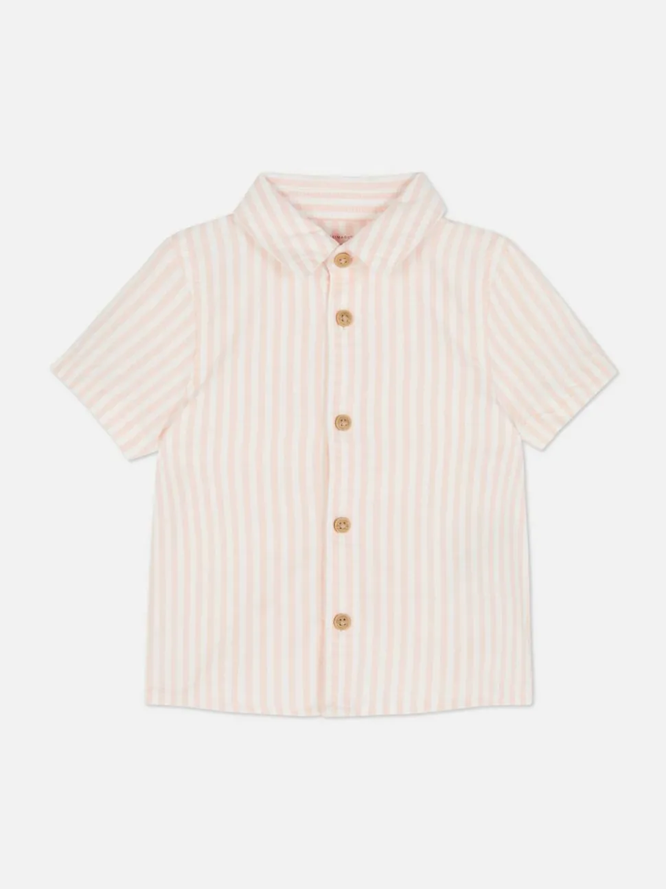 Koszula typu oxford w paski z krótkim rękawem
