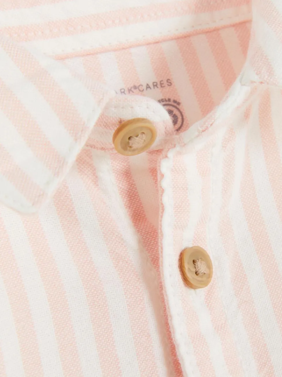 Koszula typu oxford w paski z krótkim rękawem