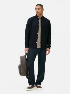 Koszula typu Oxford z długim rękawem