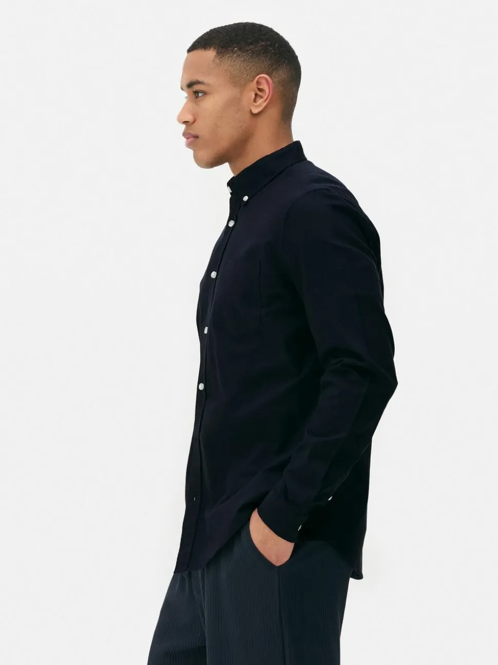 Koszula typu Oxford z długim rękawem