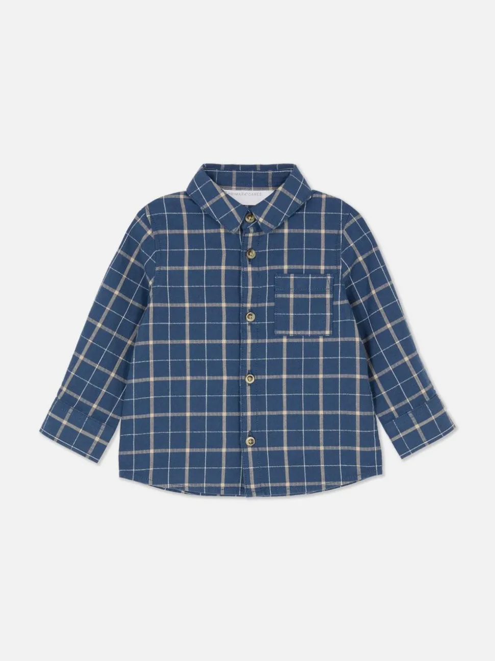 Koszula w kratę zapinana na guziki