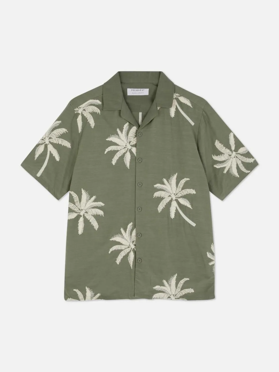 Koszula z haftowaną palmą