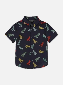 Koszula z krótkim rękawem i motywem dinozaura