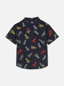 Koszula z krótkim rękawem i motywem dinozaura