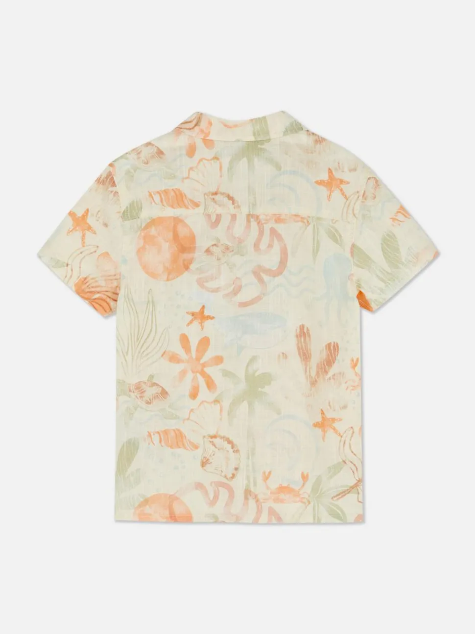 Koszula z krótkim rękawem i morskim nadrukiem