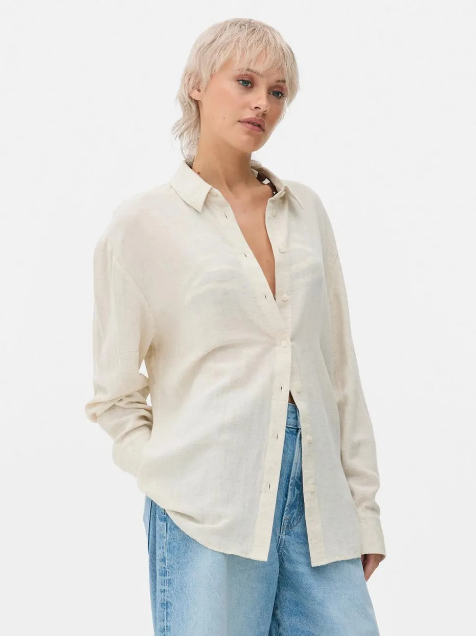 Koszula z mieszanki bawełny