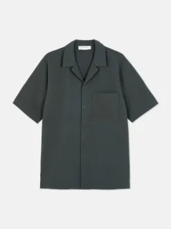 Koszula zapinana na guziki z tkaniny seersucker Kem