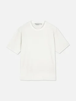 Koszulka od piżamy z fakturą liny