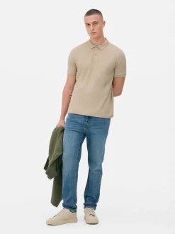 Koszulka polo z piki z krótkim rękawem