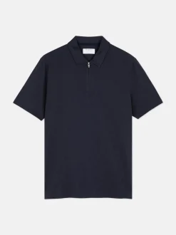 Koszulka polo z tkaniny seersucker