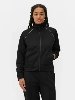 Koszulka sportowa z zapięciem na zamek