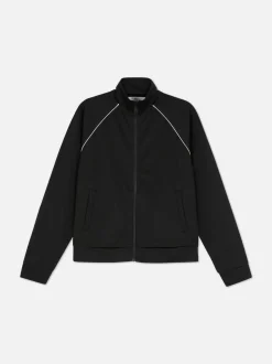 Koszulka sportowa z zapięciem na zamek