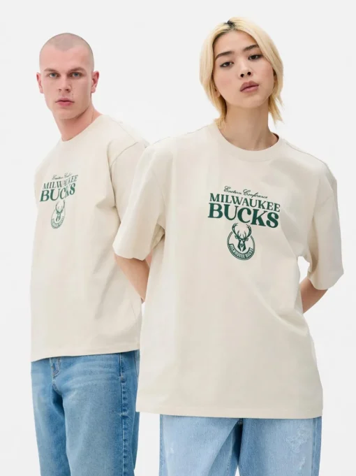 Koszulka z motywem drużyny NBA Milwaukee Bucks