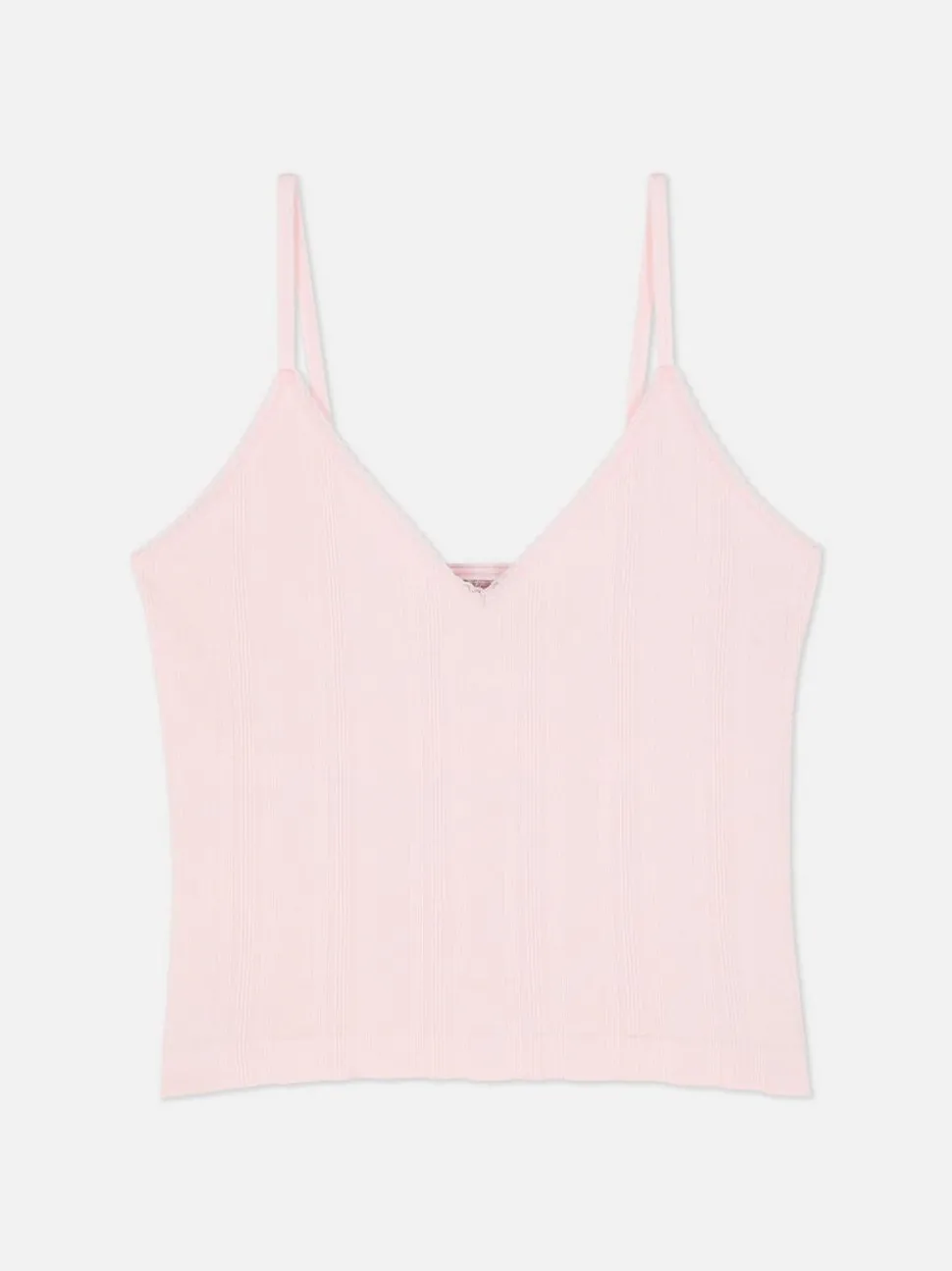 Krótka ażurowa koszulka na ramiączkach do spania