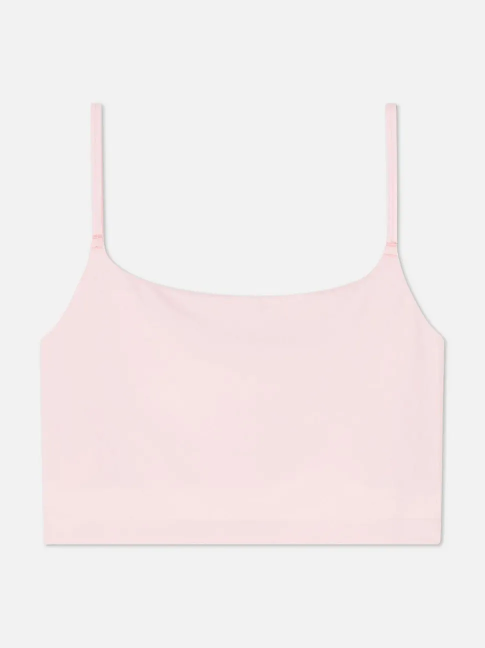 Krótka bezszwowa koszulka na ramiączkach