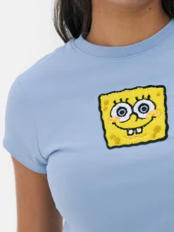 Krótka góra od piżamy z motywem SpongeBoba