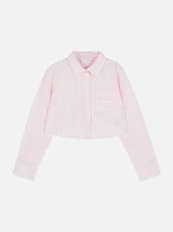 Krótka koszula w paski