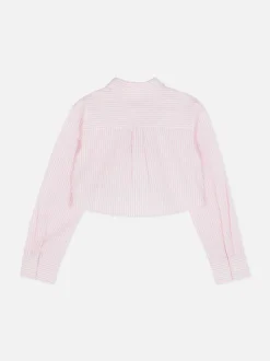 Krótka koszula w paski