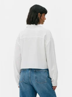 Krótka koszula z długim rękawem