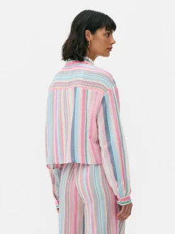 Krótka koszula z długim rękawem