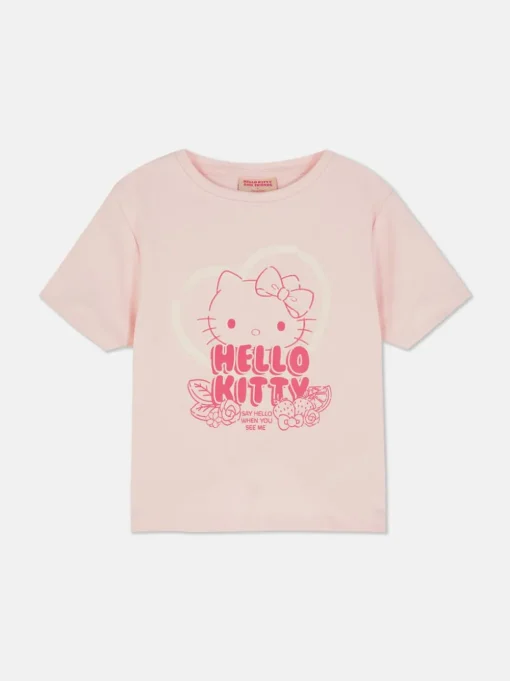 Krótka koszulka z motywem Hello Kitty