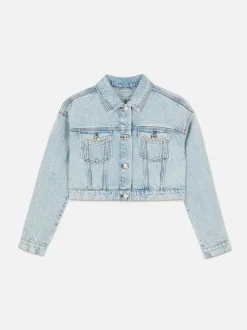 Krótka kurtka jeansowa
