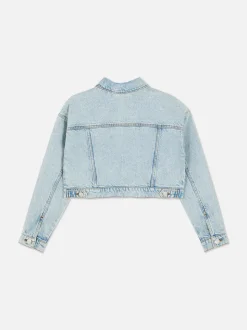 Krótka kurtka jeansowa