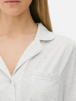 Krótka piżama z dżerseju