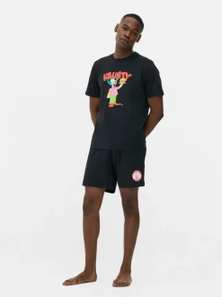 Krótka piżama z Klaunem Krusty z Simpsonów