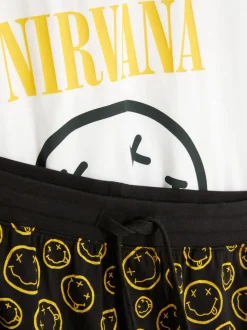 Krótka piżama z motywem Nirvany