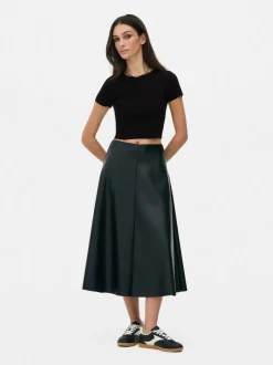 Krótki T-shirt w paski