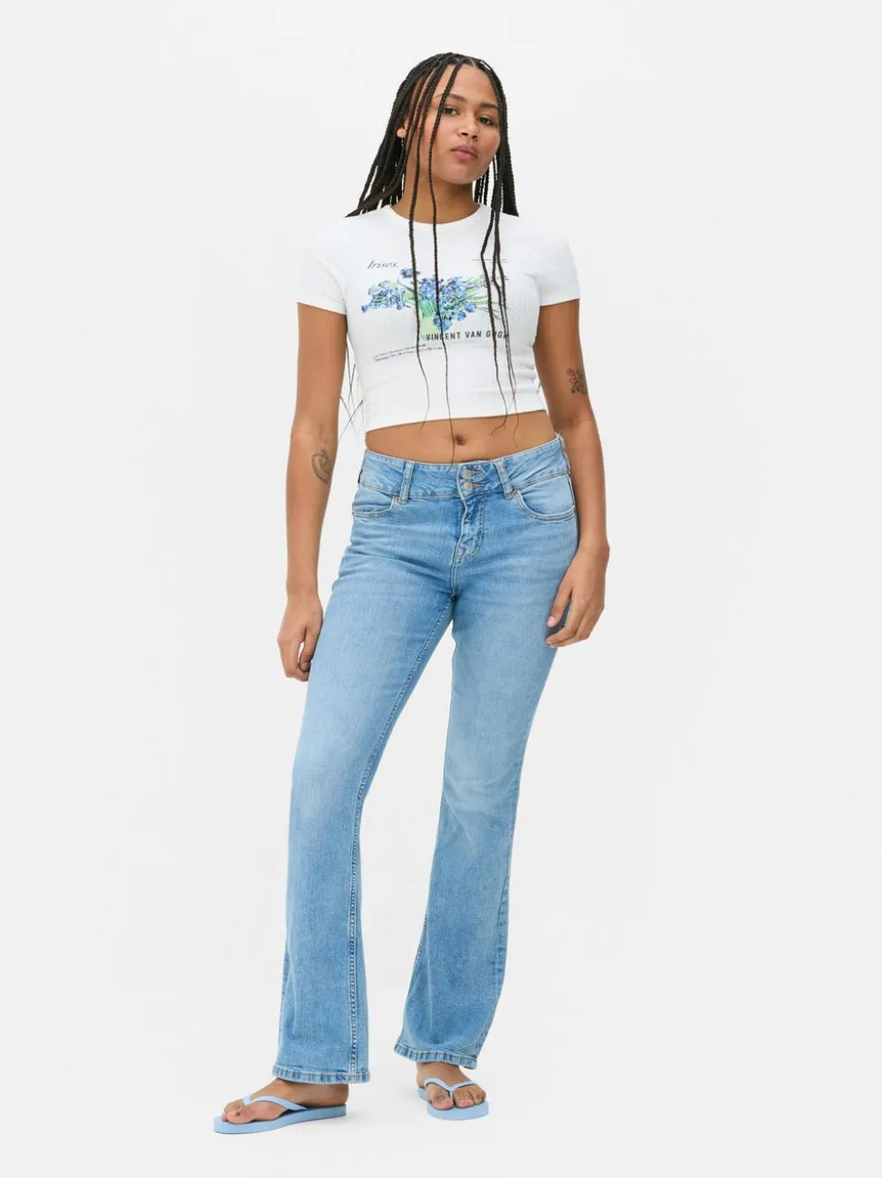 Krótki T-shirt z „Irysami” Vincenta van Gogha