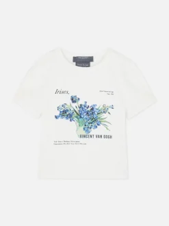 Krótki T-shirt z „Irysami” Vincenta van Gogha