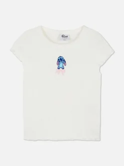 Krótki T-shirt z motywem Sticha z bajki Disneya