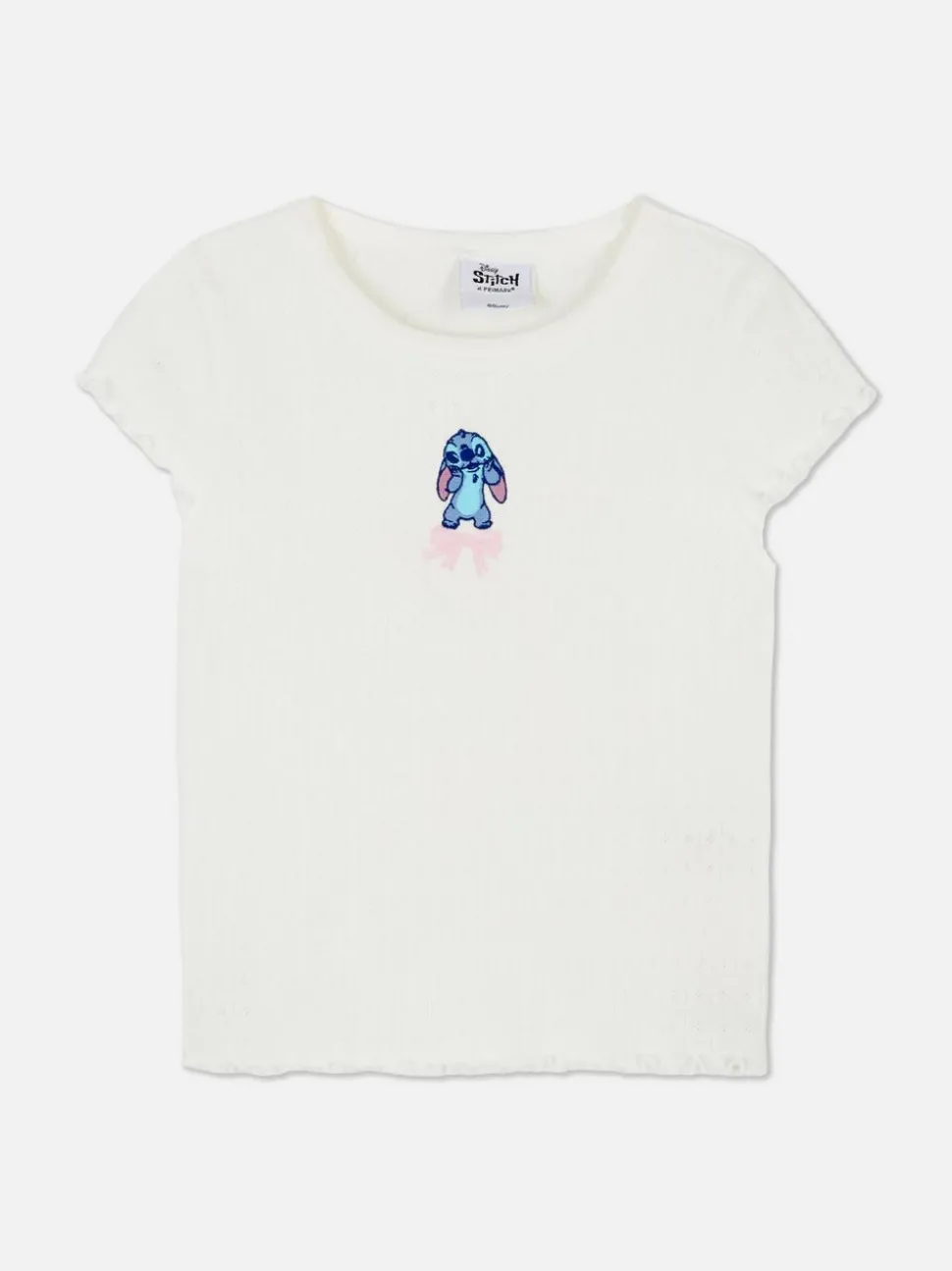 Krótki T-shirt z motywem Sticha z bajki Disneya