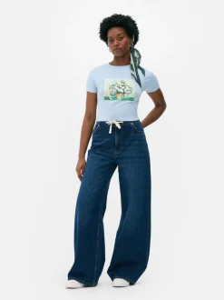 Krótki T-shirt z motywem van Gogha