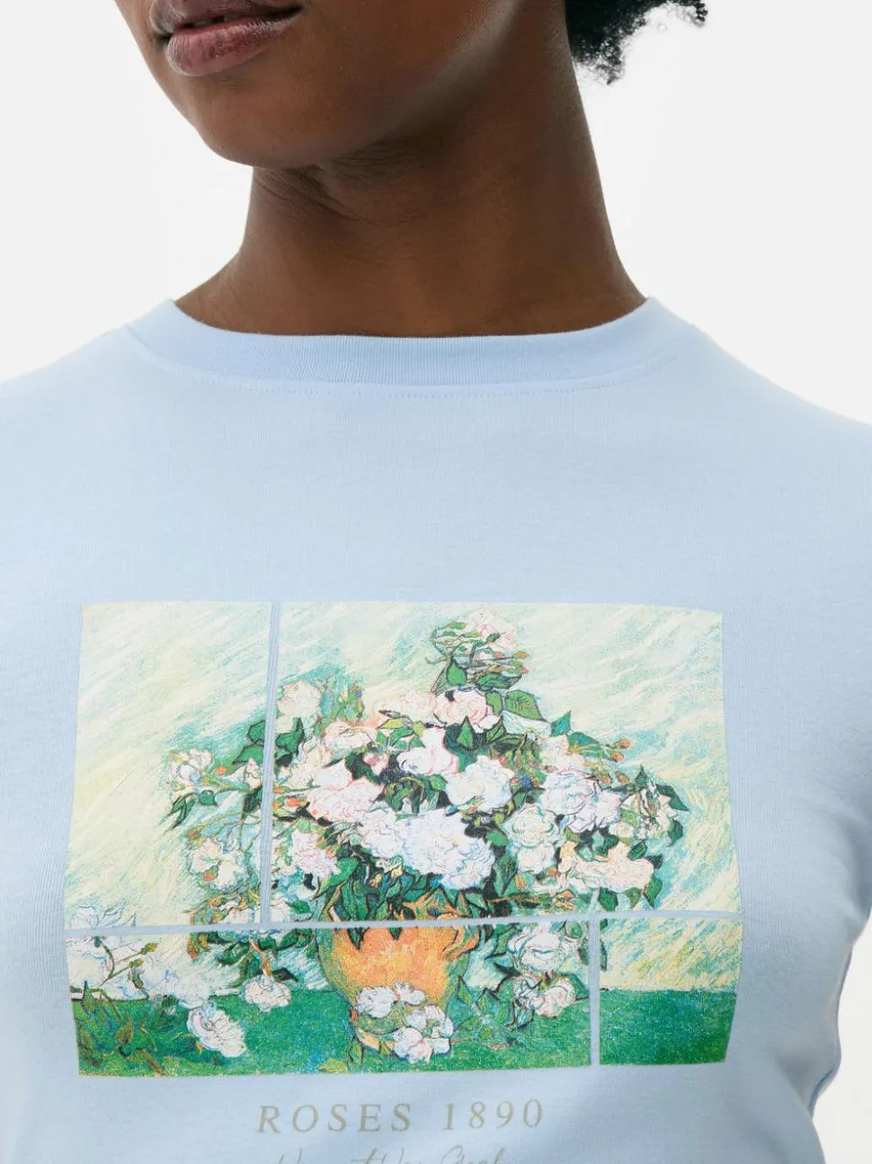 Krótki T-shirt z motywem van Gogha