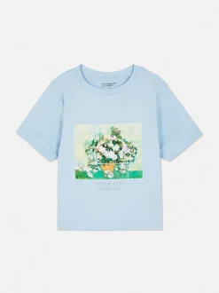 Krótki T-shirt z motywem van Gogha