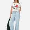 Krótki T-shirt z nadrukiem The Rolling Stones