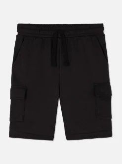 Krótkie bojówki ze sznurkiem ściągającym