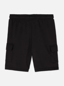 Krótkie bojówki ze sznurkiem ściągającym